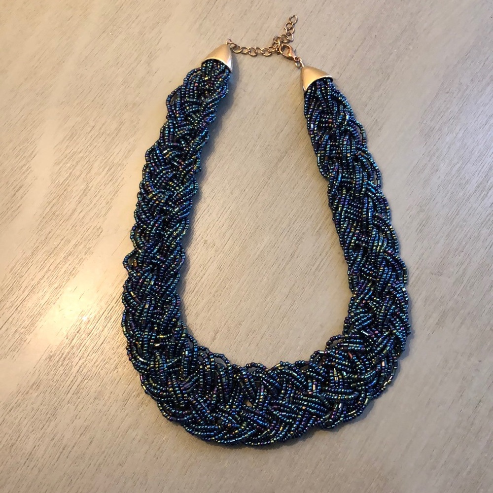 Blue Beaded Necklace